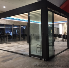 Горизонтальная пергола